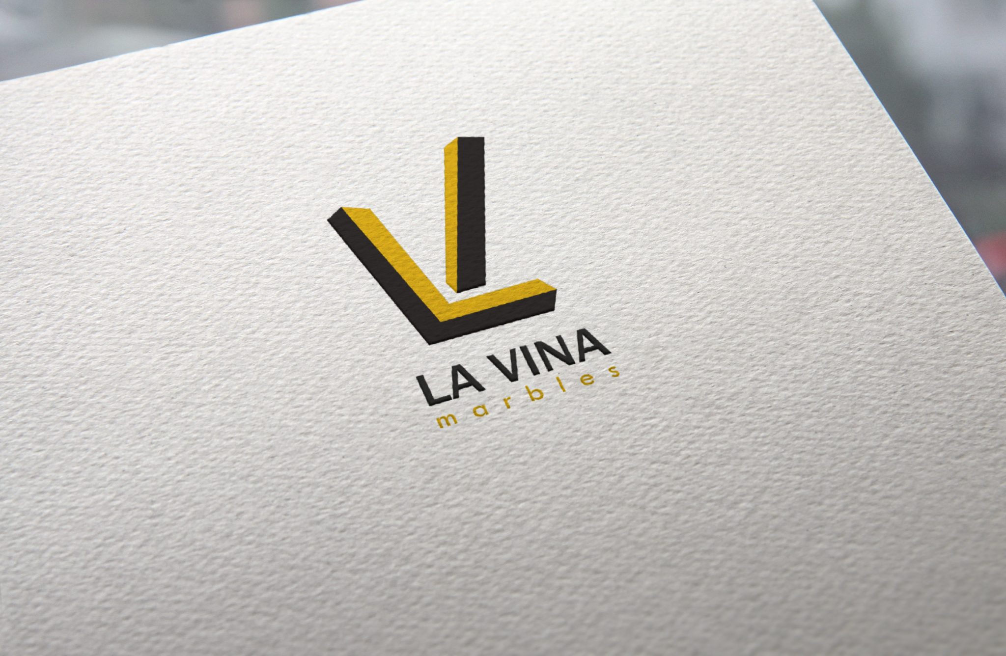 Diseño Logotipo para LA VINA Marbles