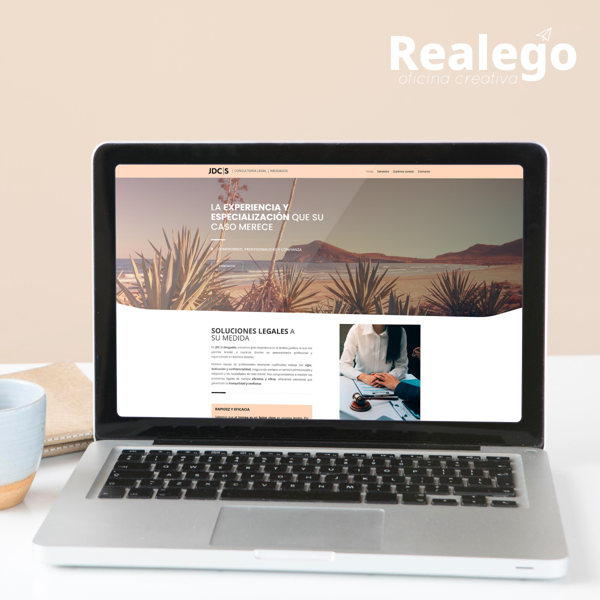 Diseño web para JDC S Abogados en Almería optimizado para SEO