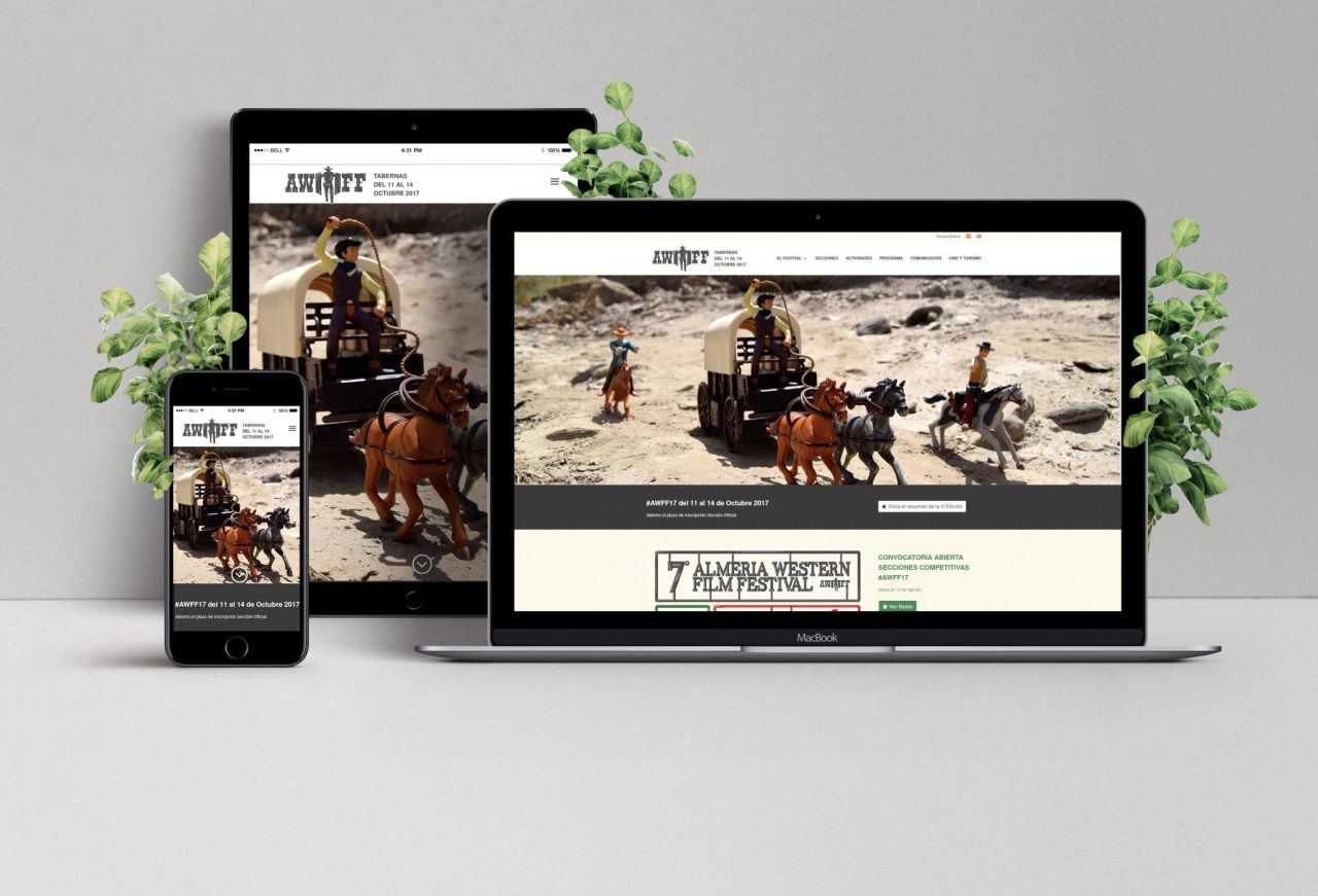 Página web para Almería Western Film Festival optimizada para SEO